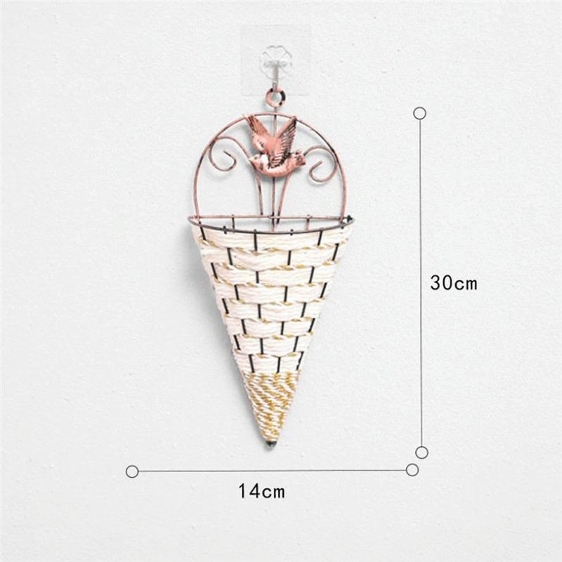 Rustic Hanging Rattan Vase For Farmhouse Decor-1915198045247639554