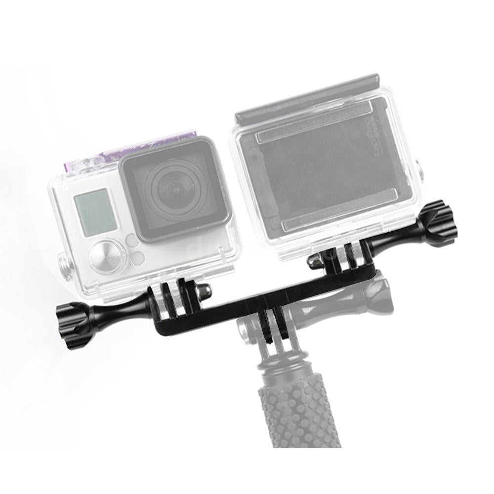 Universal Double Bracket Mount For Gopro Hero11 - Screw Adapter-1915197774538870789