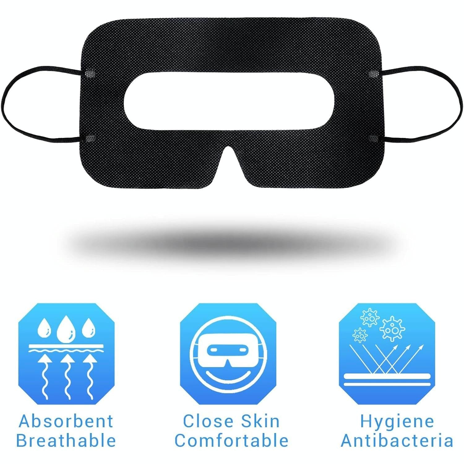 100 Eye Mask Pads For 3D Glasses - Vr Compatible-1915197717831880705