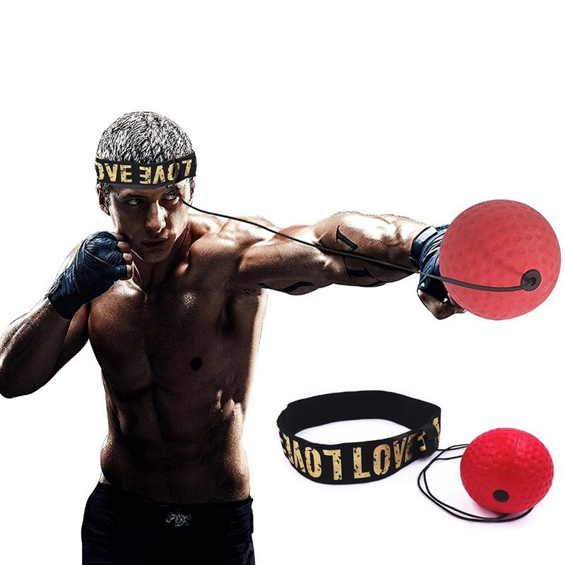 4-In-1 Head-Mounted Boxing Ball Set For Speed Training And Reaction-1915198037819527168