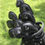 Versatile 12-Piece Golf Club Cap Set In Black Pu Leather With Litchi Texture-1915196900303310852