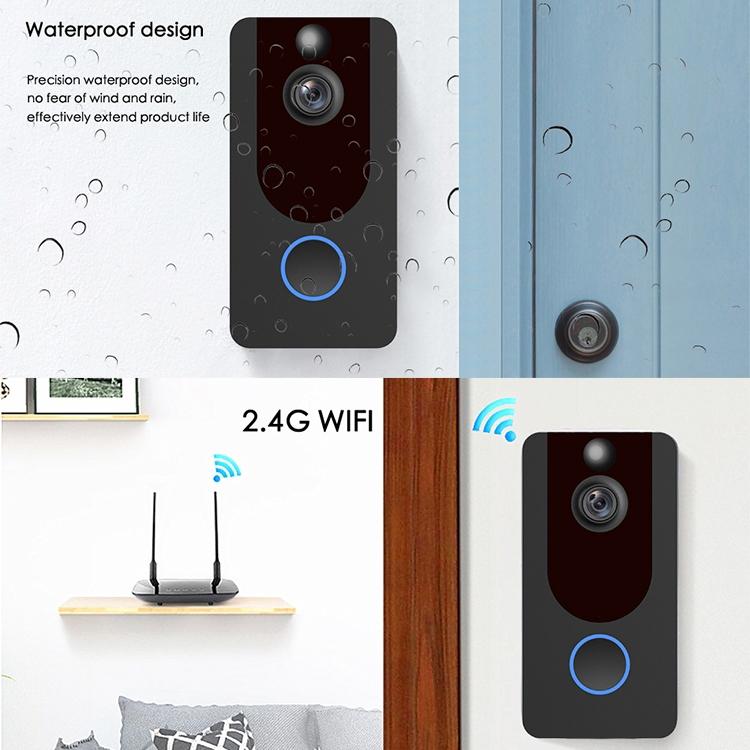 1080P Full Hd Wifi Security Doorbell With Intercom And Weather Resistance-1915197884018593798