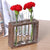 Minimalist Hydroponic Glass Vase With Wooden Frame For Coffee Shop Decor-1915198284557848577