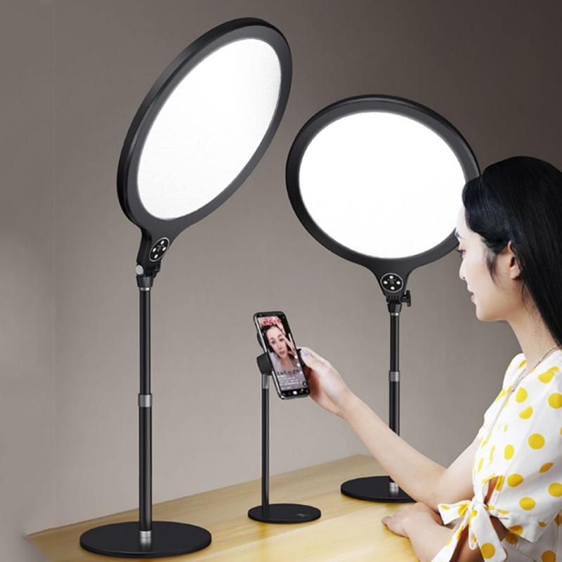 26Cm Live Broadcast Beauty Light Bracket - Medium Version &amp; Black Desktop Photography-1915196975586873345