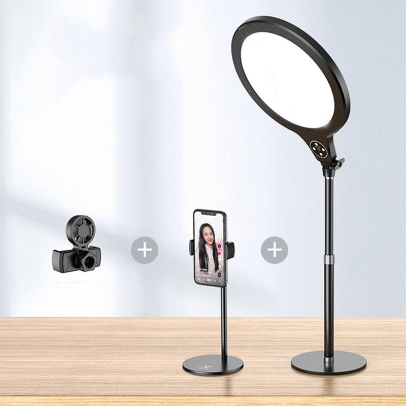 26Cm Live Broadcast Beauty Light Bracket With Cooling Bracket - Medium Version Black-1915196651434283016