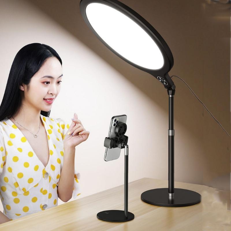 26Cm Live Broadcast Beauty Light Bracket With Cooling Bracket - Medium Version Black-1915196651434283013