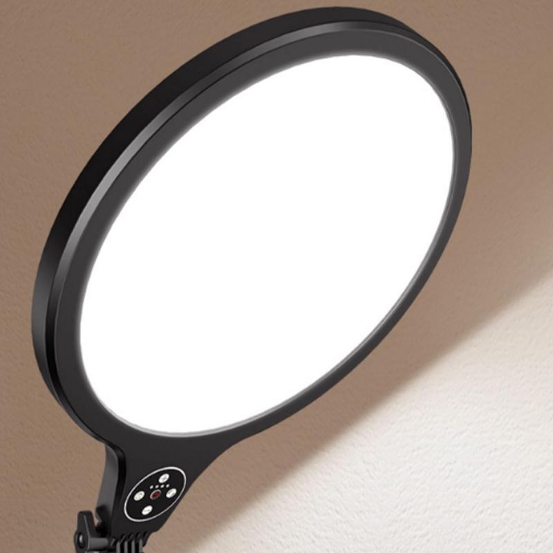 Large Desktop Beauty Fill Light Bracket For Live Broadcast And Photography - 14.2 Inch / 36Cm - Black-1915196658828840962
