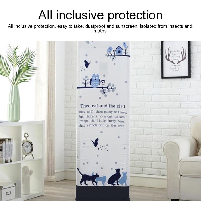 Rabbit Fabric Dust Cover For Vertical Cabinet Ac - 170X50X30Cm-1964932303155236869