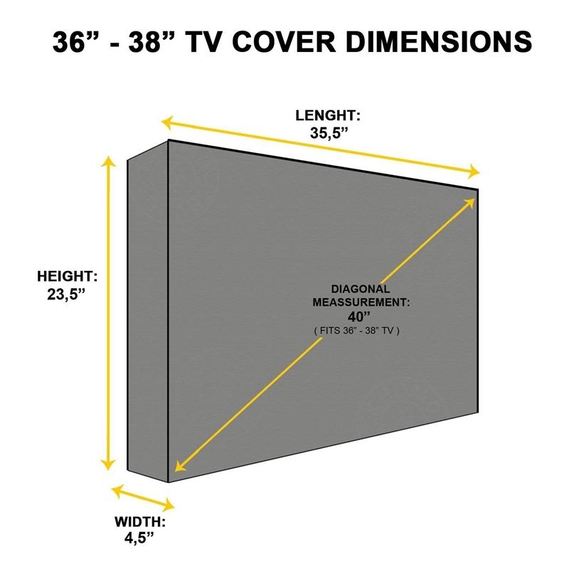 Universal Outdoor Tv Cover - 46-48 Inch Waterproof And Dustproof-1915197627864059911