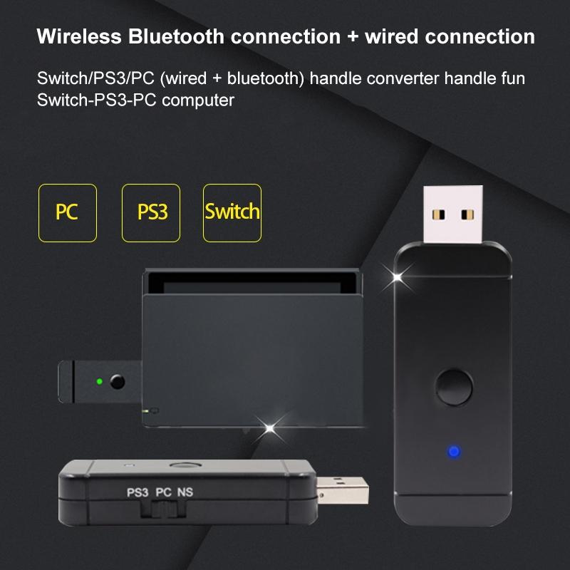 Bluetooth Gamepad Converter For Ps3 / Switch / Pc - Wireless-1915197573572988937
