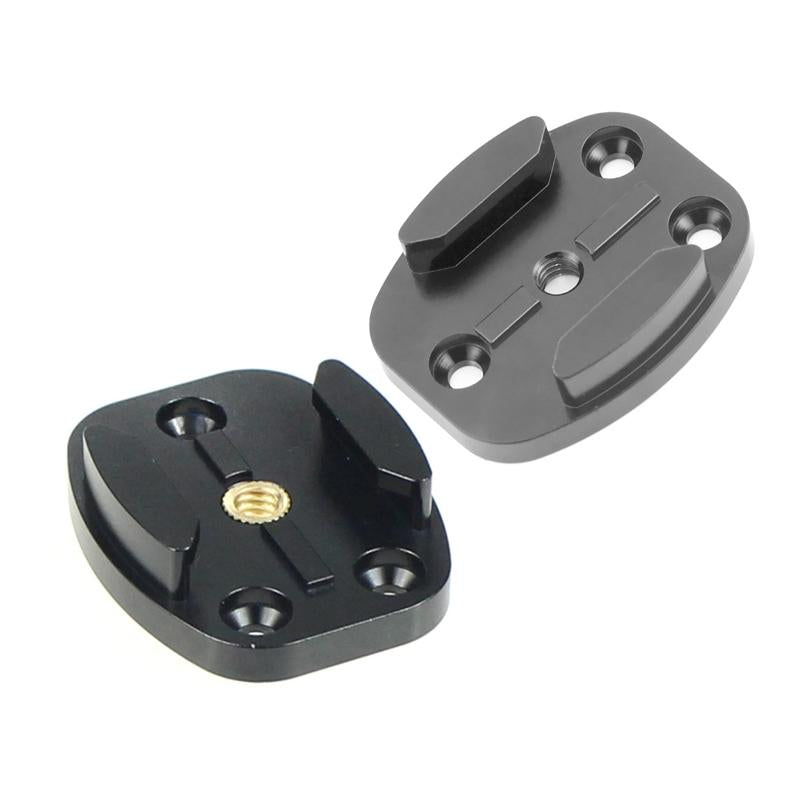4 Holes Aluminum Quick Release Tripod Mount For Sports Camera-1915198325594918913