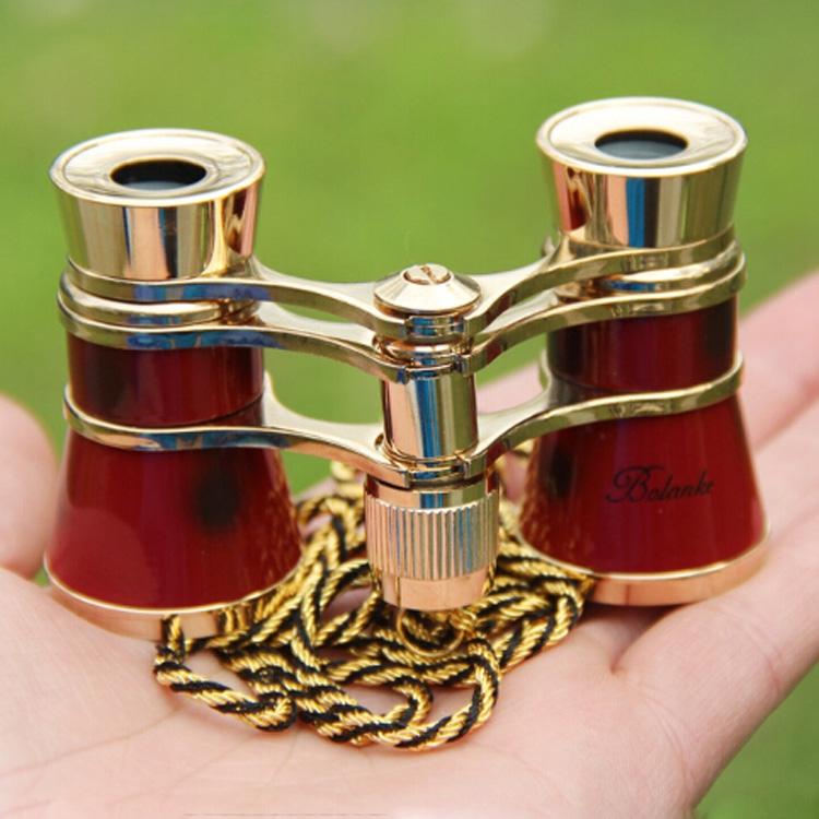 Gold Plated Classical Mirror Telescope - 3X25 Belt-1915197092331130881