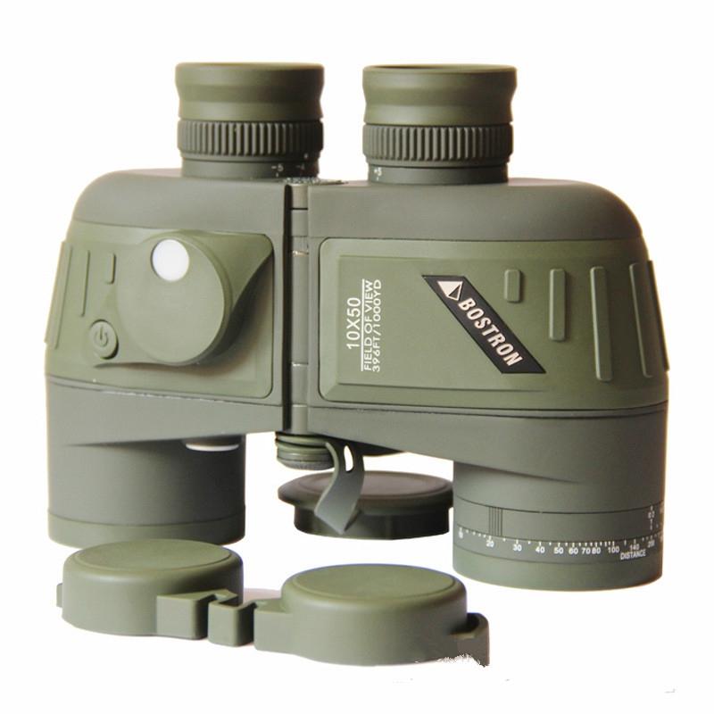 10X50 Floating Binoculars With Compass - Hd Navigation Waterproof Low Light Vision-1915198391453880327