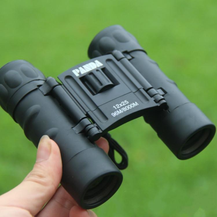 High Power Night Vision Binoculars - 12X25 Hd Pocket Telescope-1915198412349902849