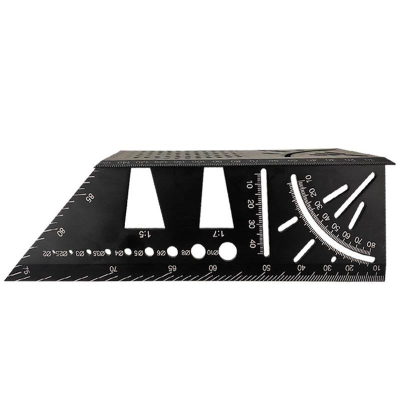 Multi-Function Aluminum Angle Ruler For 3D Woodworking-1915197242545934337