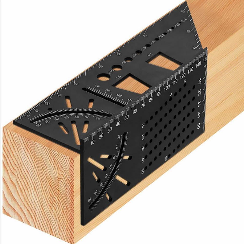 Multi-Function Aluminum Angle Ruler For 3D Woodworking-1915197242545934342