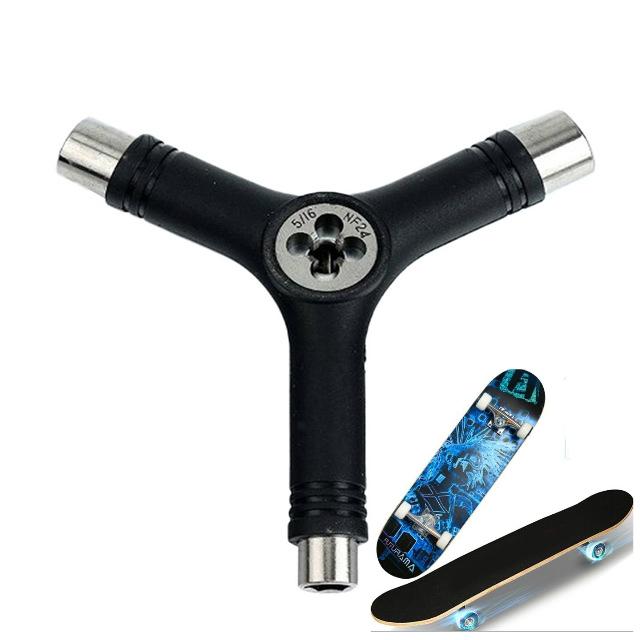 Y-Shaped Skateboard Tool For Bearing Repair - Black-1964932148653854726