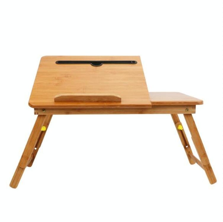 Foldable Laptop Table With Card Slot - Simple And Lazy Design-1964932161324847112