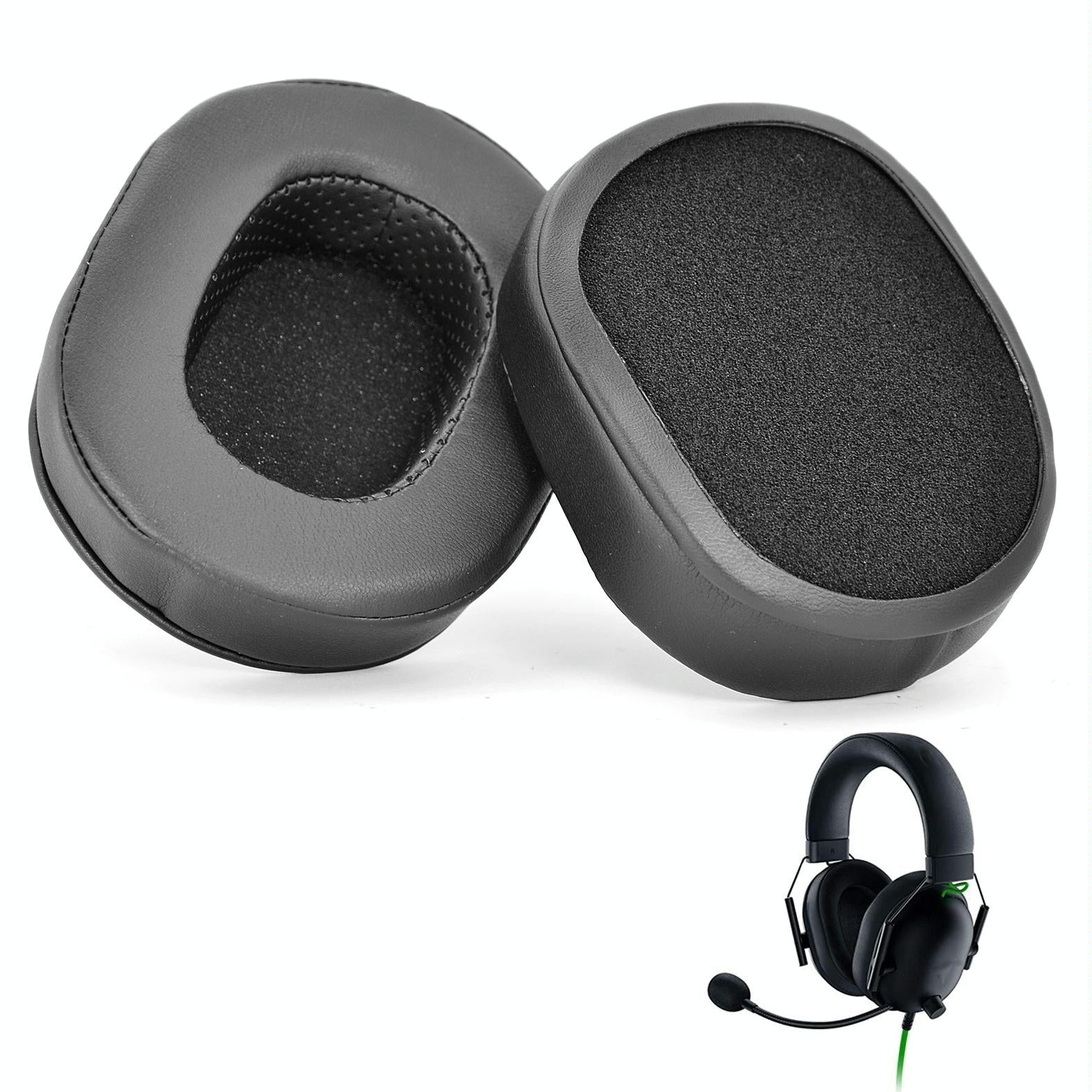 Pair Of Sponge Ear Pads For Razer Blackshark V2 X Headset-1915198326333116420