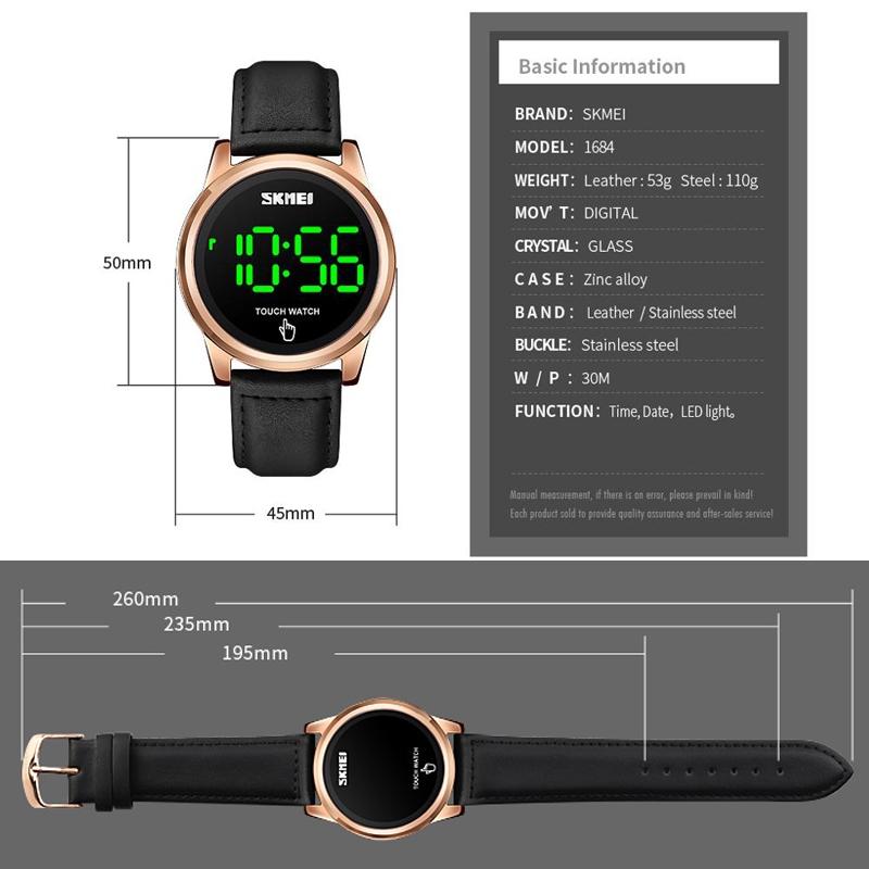 Men Electronic Sports Watch - Versatile Steel Belt - Gold-1922443447848013830