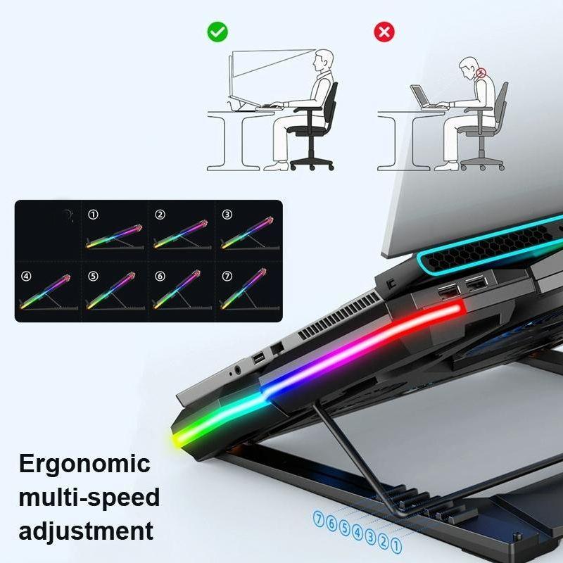 Notebook Stand With 5V Speed Control For Gaming Laptops-1915198152651182082