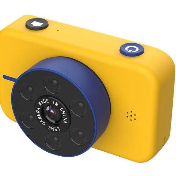 Mini 4K Dual Camera For Kids - 50Mp Front & Rear - Yellow-1915196686125371392