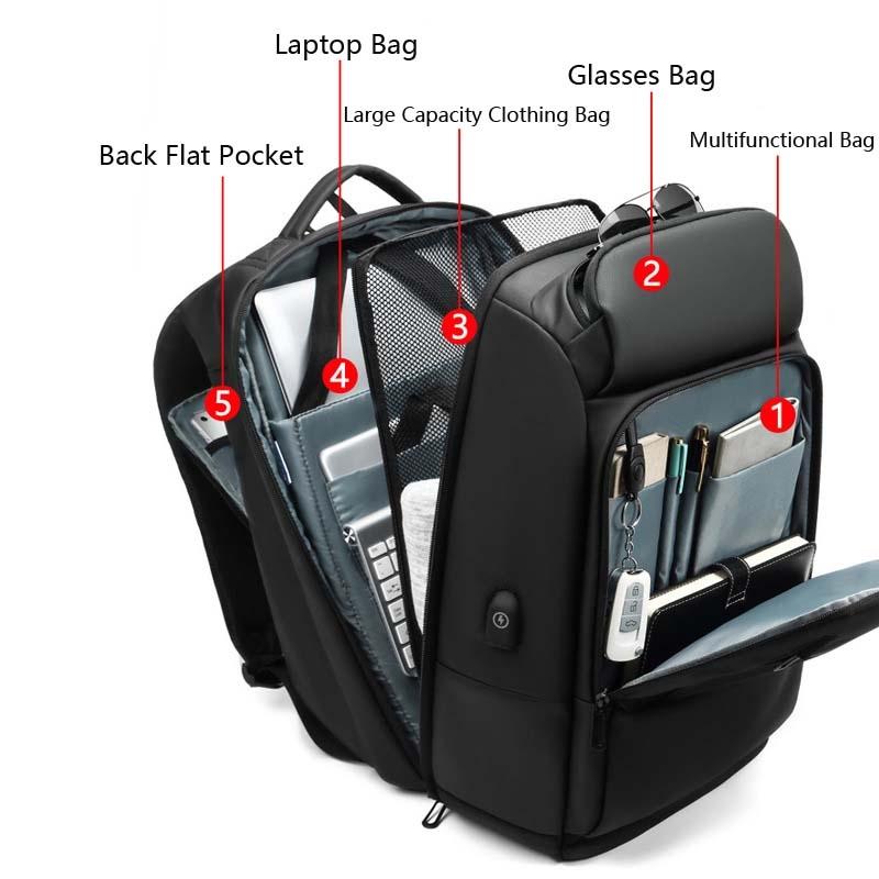 Business Backpack - Waterproof Compact Design-1915197141819723782