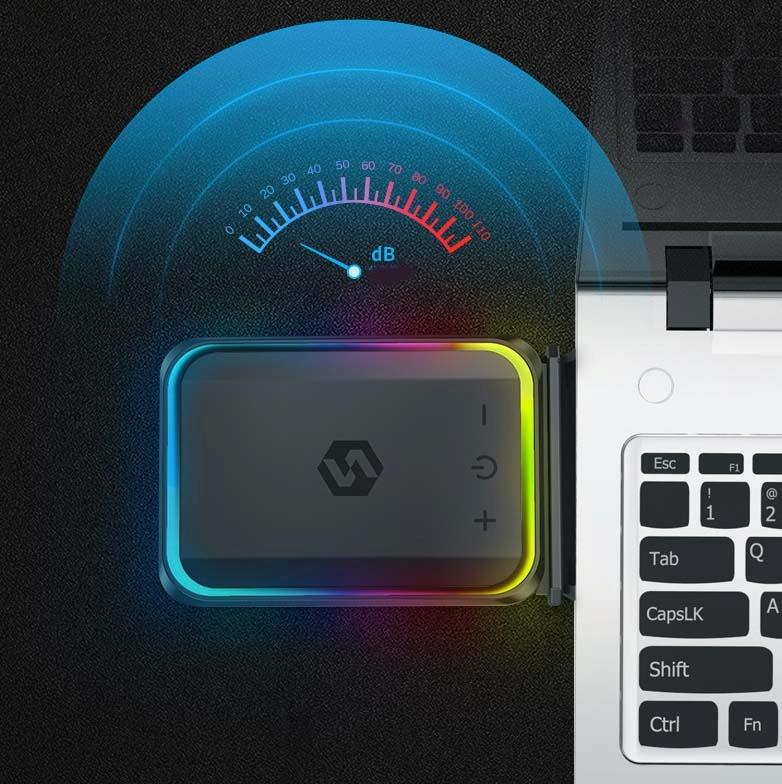 5V Colourful Laptop Exhaust Fan - Efficient Cooling-1964932338425139205