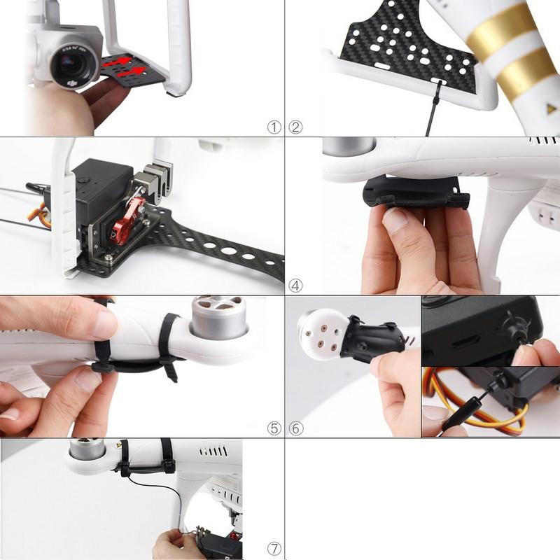 Parabolic Air Dropping System For Dji Phantom 3 - Advanced / Professional-1915198247492784135