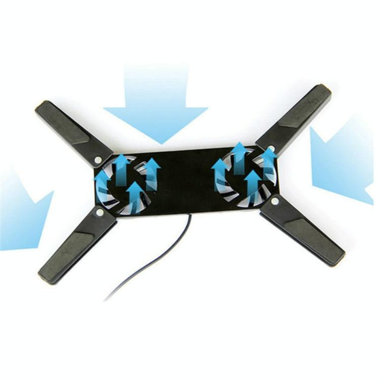 2-Pack Foldable Laptop Cooling Pad - Compact & Portable-1915197385282293761