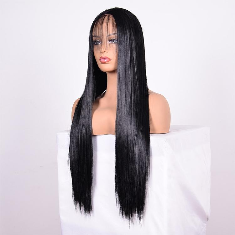 1 Style Straight Lace Front Human Hair Wig - 16-1915198136872210432