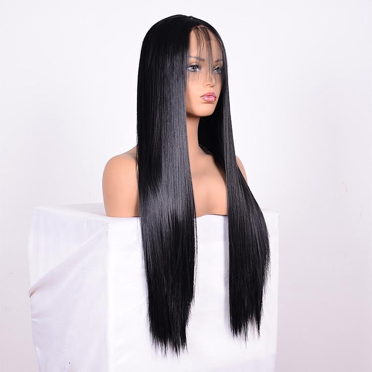 1 Style Straight Lace Front Human Hair Wig - 16-1915198136872210433