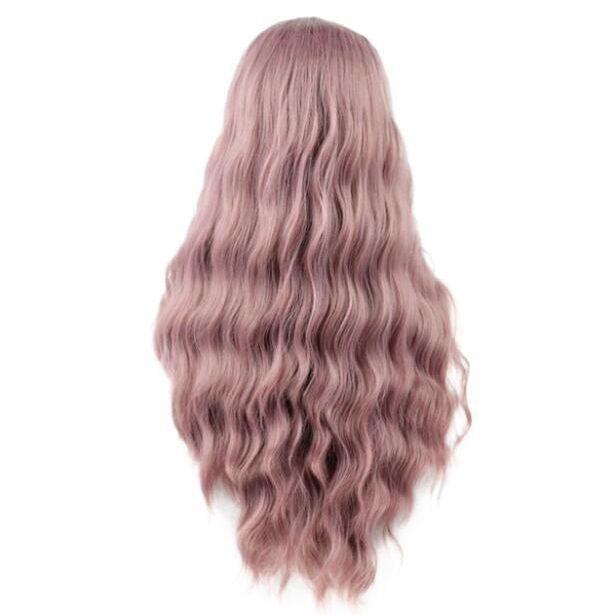 Long Curly Blend Wig - Soft Texture-1915197512558448643