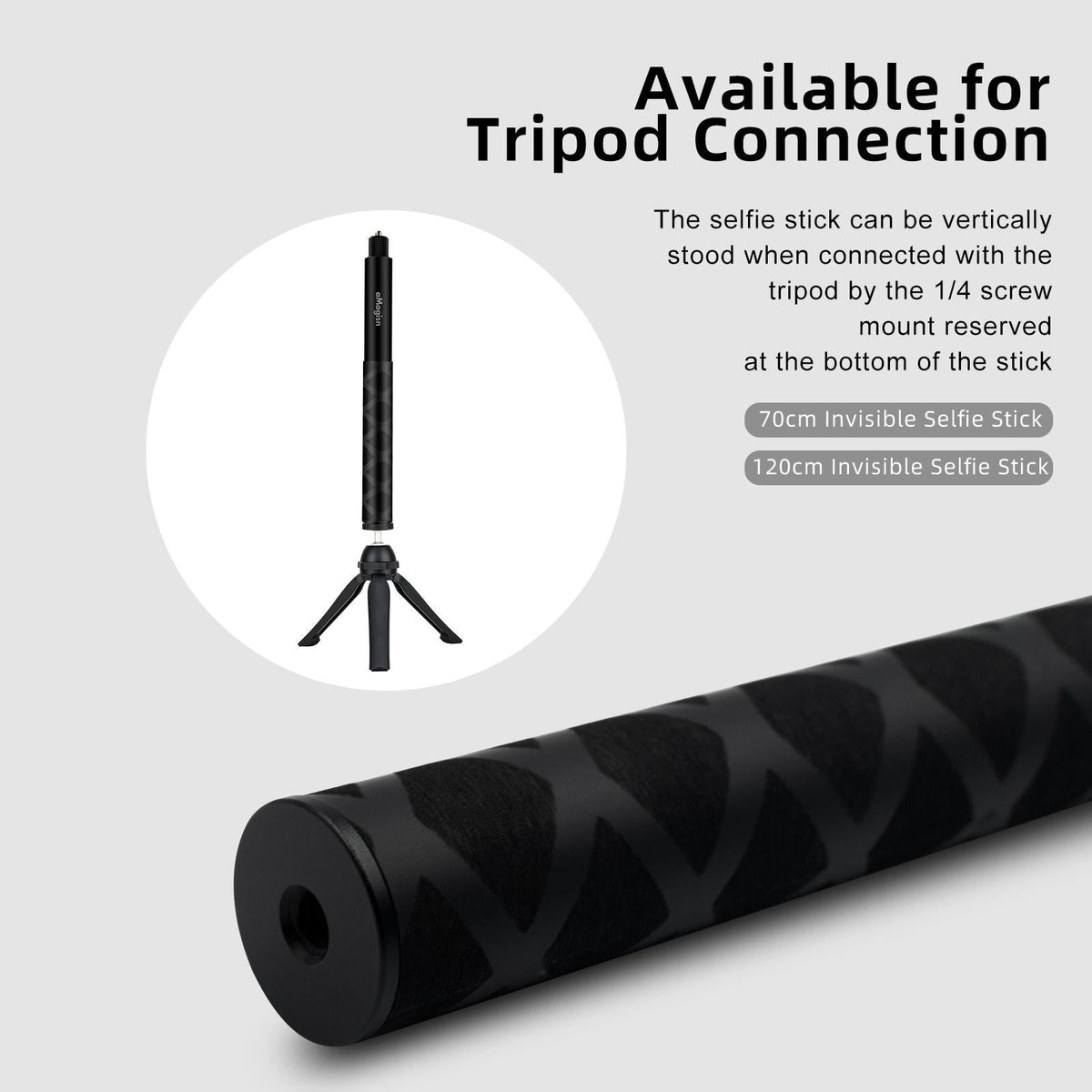 Universal Selfie Stick For Insta360 One X And Sport Cameras - 1.2M-1915198386471047173