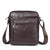 Men Cowhide Leather Crossbody Bag Vertical Shoulder Business Bag Coffee-1915196694170046465