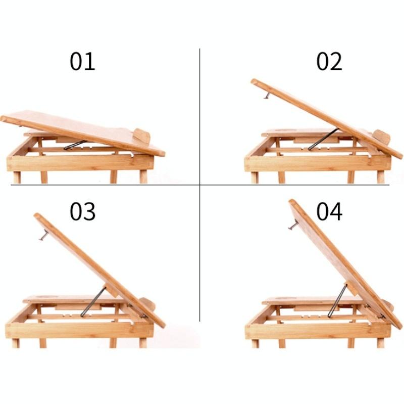 Adjustable Folding Laptop Desk For Bed With Card Slot And Lazy Computer Design-1964932312328179719