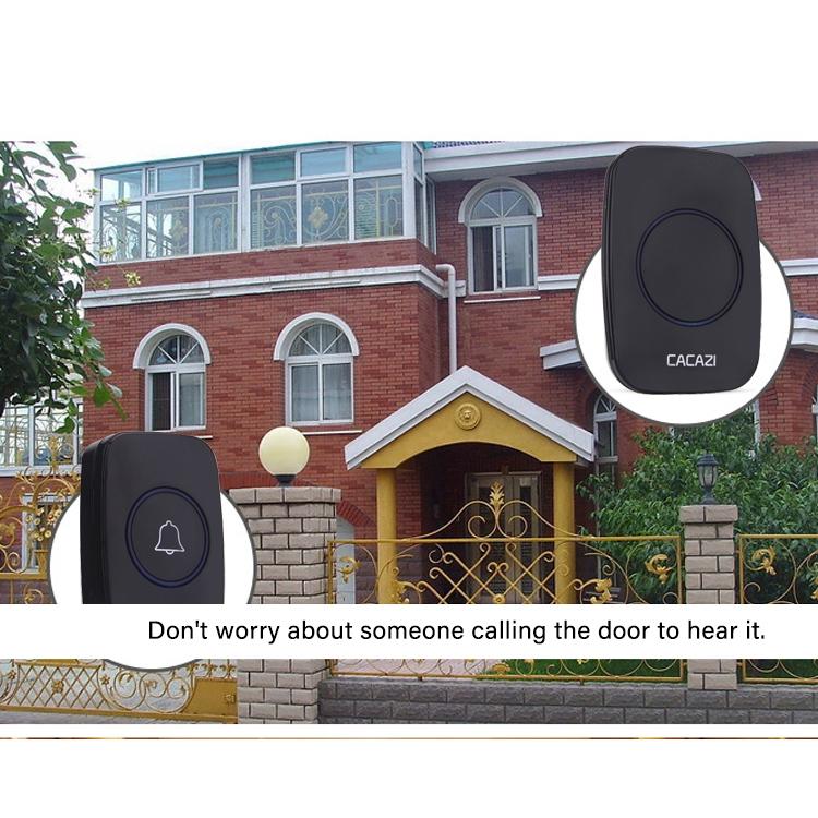 Wireless Waterproof Doorbell - 300M Range No Battery Long-Lasting Led Light-1962691928940220421