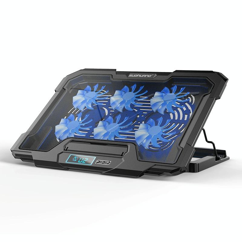 Lcd Gaming Notebook Cooler With Exhaust Fan-1964932202651324423
