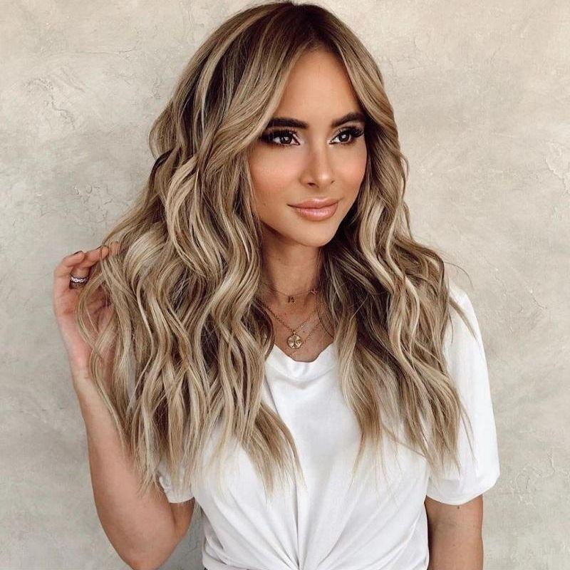 Long Curly Gradual Wig For Women - Mid Point-1915196855088713729