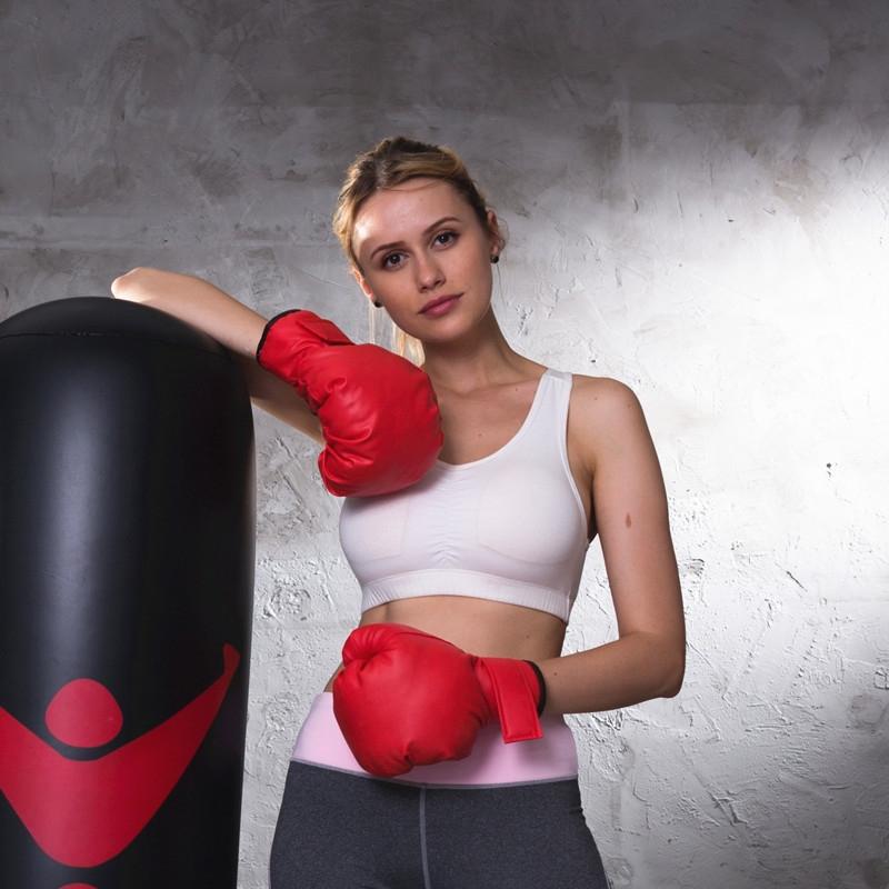 Adult Fitness Boxing Gloves For Sanda Muay Thai Training - Solid Colour-1915198090873278467