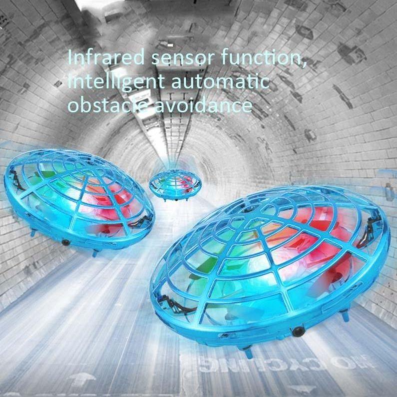 Remote Control Mini Drone With Colourful Lights - Induction Quadcopter-1915197690208194565