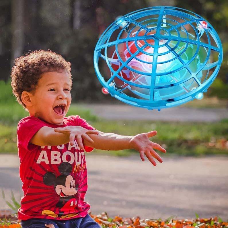 Remote Control Mini Drone With Colourful Lights - Induction Quadcopter-1915197690208194569