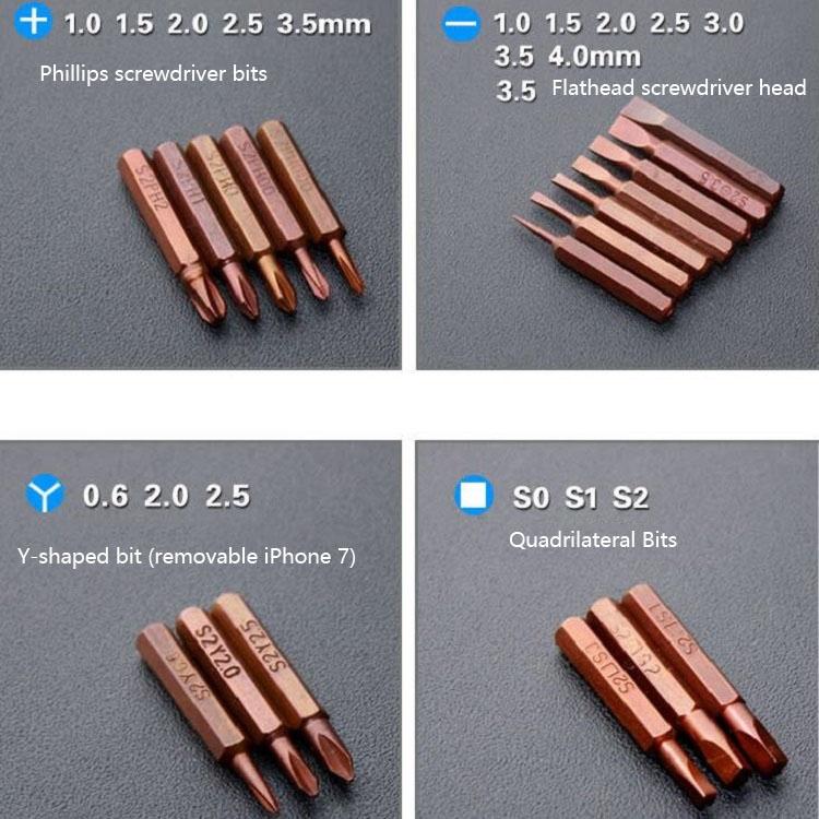 60-Piece Mobile Phone & Notebook Repair Tool Kit With Phillips Screwdriver-1915196961498206211