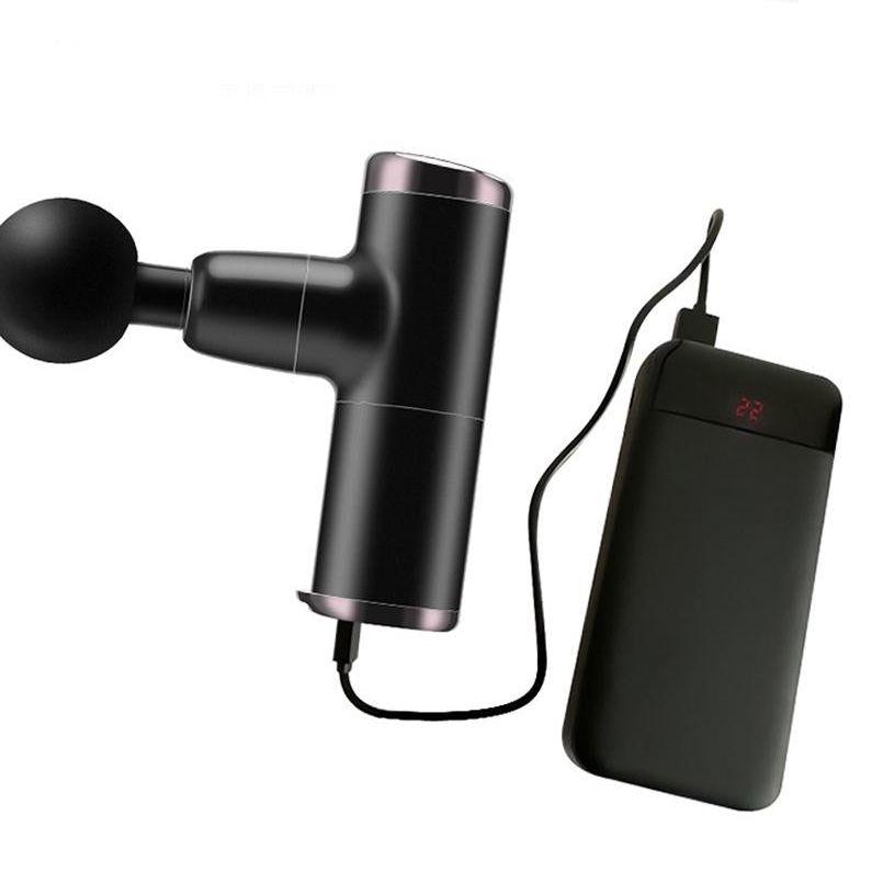 Electric Shock Muscle Massage Gun - Silver Pocket-1915197431004401669