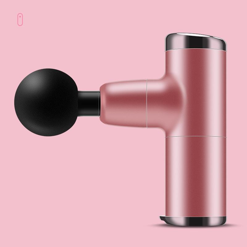 Electric Shock Muscle Massage Gun - Pink Minia-1915197160853475336