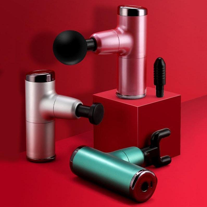 Electric Shock Muscle Massage Gun - Minia Green Fascia Pocket-1915197259579002882