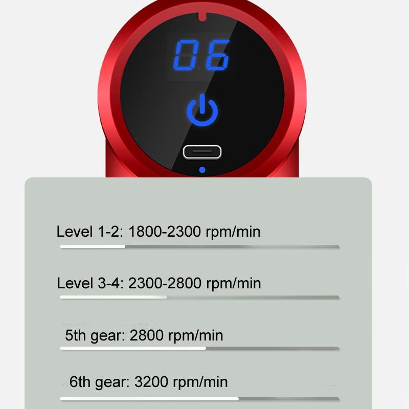Electric Shock Muscle Massage Gun - Mini Grey Pocket-1915197282828029953