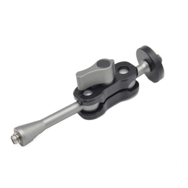 Yj Magic Arm Bracket Mount With 1 / 4 Inch Ball Head - Gun Gray-1915198272901877767