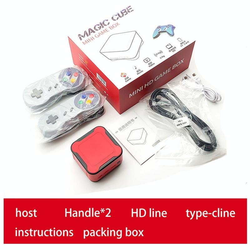 Mini Cube Arcade Console With 16G Tf Card And Gray Controllers-1915198278522245124