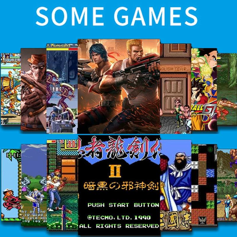 Mini Cube Arcade Console With 16G Tf Card And Gray Controllers-1915198278522245127